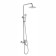 The shower system Fashun A52401, pour 102 mm, with a tropical shower, stainless steel, satin