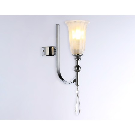 Wall lamp with crystal Ambrella Light, Traditional, TR3253, 1HE14, Color Chrome-3