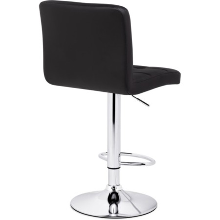 Bar paskal metal/eco -leather, chrome/black 43x53x89 cm-3