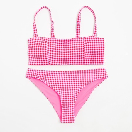 Swimsuit female separate minku pink color, size 48-7