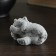 Souvenir "Bear with fish (3 species)" 6.5cm