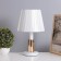 Table lamp "Lida" 1x40W E27 white/gold 21x21x36cm