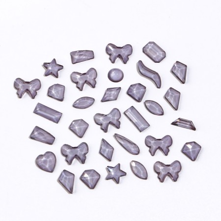 Decorative elements for decor, voluminous, translucent color/black-1