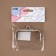 Farmoire sewing "rectangle", 8 × 5 cm, silver color
