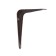Bracket 75x100 polymer, brown, 50 pcs.