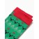 Male socks "Deer, Christmas trees and snowflakes", green color, rr 39-44
