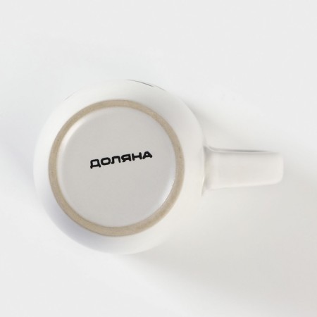 Ceramic share mug "Cat White", 400 ml, white color-3