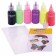 Glass paint stained glass application set of 5 colors/6 pcs 20ml