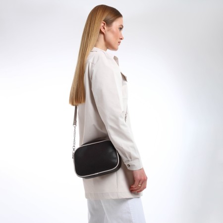 Women's bag over the shoulder, Textura, small size, brown color