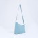 Bag Cross-Bodi with a zipper, blue color