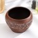 A hot pot of 0.7 l, 13x13x13cm, Angob