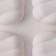 Form for mousse desserts and baking konfinetta "cord", 30 × 17.5 × 2 cm, 9 cells (9 × 4.5 cm), white color