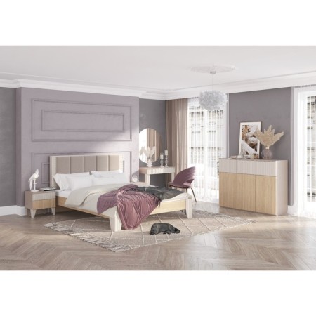 Covereign cabinet "Beatrice No. 3", 450 × 350 × 450 mm, Palermo color / software Latte / Prima Beige-2