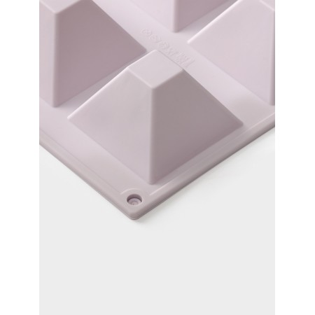 Baking uniform “Pyramid”, silicone, 6 cells, 29.5 × 17.2 × 4 cm, lilac-2