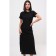 Female dress, size 46, black color