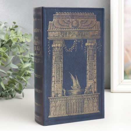 Safe Brush Tree leatherette "Architecture of Egypt" 21x13x5 cm