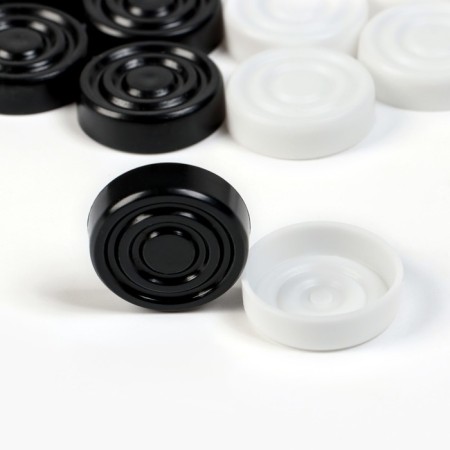 Chess - checkers "Game time", board game 2 in 1, 32 x 32 cm-4