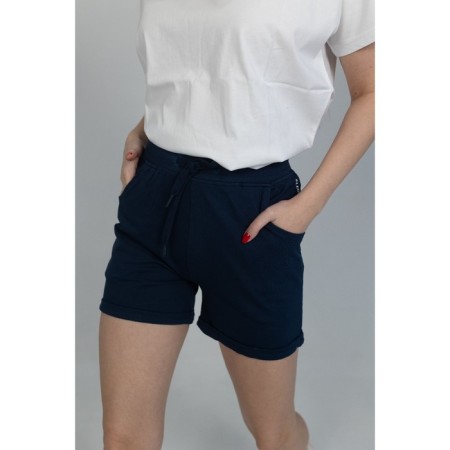Women's shorts ise, size 44 cm, blue color-3