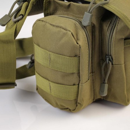 Leded bag "Adventure", camouflage, green-4
