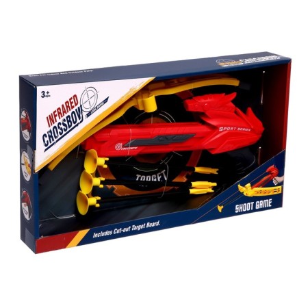 Sports crossbow, shoots with suction cups, with a laser, Mix color-8