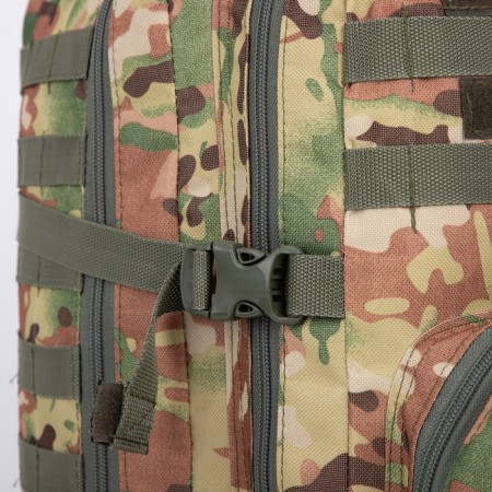 Tactical backpack, TAIF, 40 l, lightning department, 2 outer pockets, brown color/camouflage-10