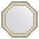 EvoFORM mirror in the baguette frame, 59 mm, 55x55 cm, brushed silver color