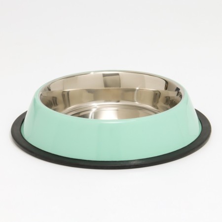 A bowl with a non -slip base color, 470 ml, mint