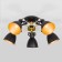 Denley chandelier, 5x60W E27, color gold, black