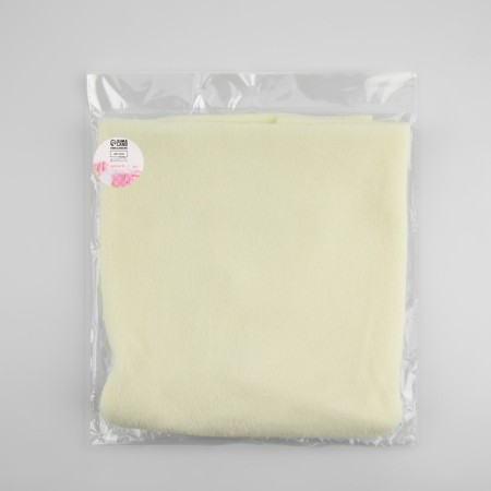 Flice flap, one -sided, 50 × 50 cm, 190 g/m, Milk color №5D-6
