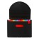 A4 elastic band, 24 departments (multi -colored), black