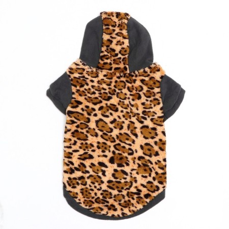 Sweatshop with a hood "Leopard", size XL (DS 36, Osh 42, Osh 48 cm)-7