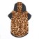 Sweatshop with a hood "Leopard", size XL (DS 36, Osh 42, Osh 48 cm)