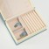 Casket to the leatherette for jewelry "Magic Book" Blue 15.5x21.5x7 cm