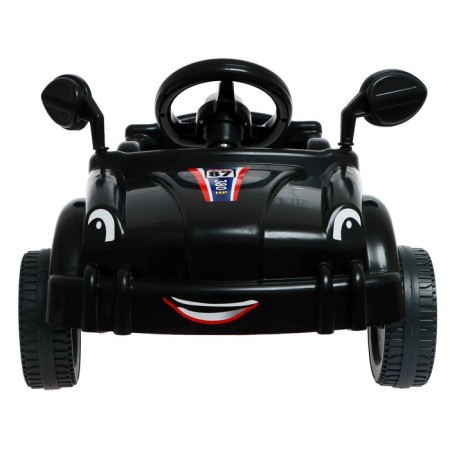 The pedal car is a Cool Riders, with a clasp, black color-1