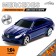 Metallic machine Mercedes-AMG C63 S Coupe, 1:64, Blue color