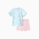 Costume: T-shirt and shorts crumb I am unicorn, height 86-92 cm