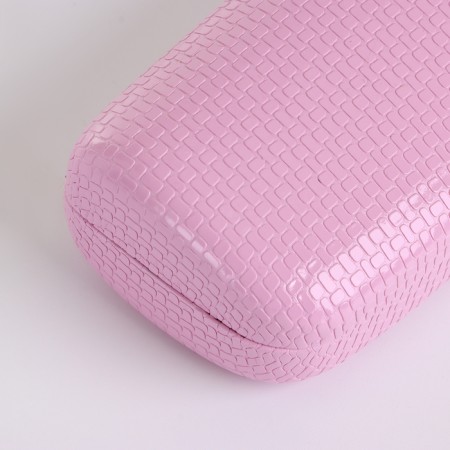 Case for glasses on the cracker, length 15 cm, pink color-2