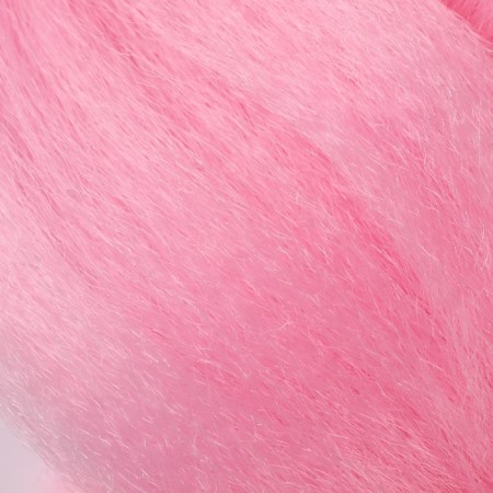 Zumba Kanecalon is monophonic, corrugated, 60 cm, 100 g, pale pink color (#ay16)-6