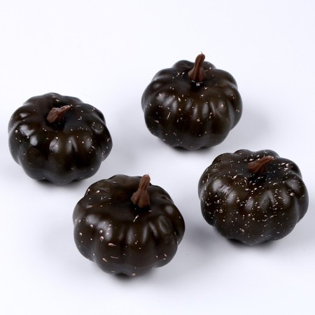 Figure for crafts and decor "Pumpkin", set 4 pcs., Size 1 pc. - 6 × 6 × 6 cm, green color-1