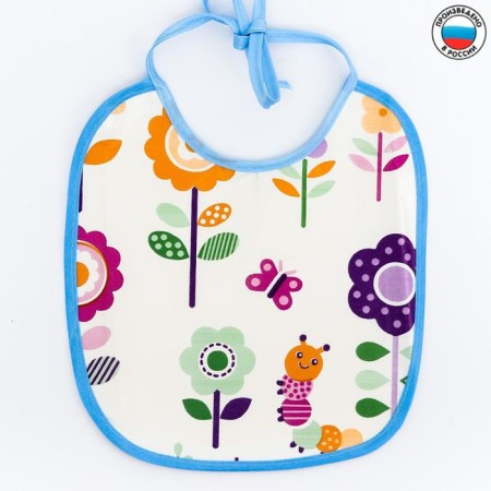 Bibs lamp from a non -woven fabric with PVC coating, "flowers", color mix