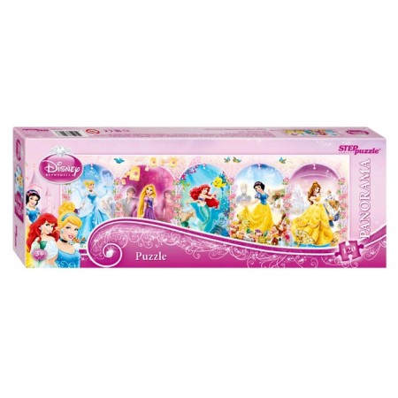 Puzzles "Panorama" Disney, 120 elements, mix-3