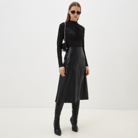 Women's jumper with draping Mist Classic Collection, p. 42, black-1