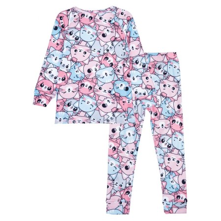 Thermal complex for girls: trousers, sweatshirt, height 122 cm-4