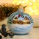 Christmas ball D-8 cm "Winter village" manual painting, mix