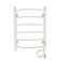 Electric towel "Sanprise" Classic P6, 400x600 mm, universal, white