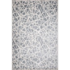 Rectangular carpet Merinos Miranda, size 100x200 cm, color Blue-Cream