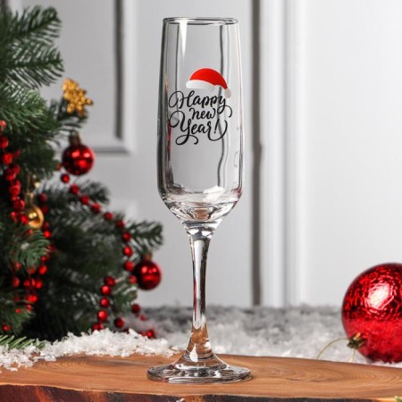 Champagne Happy New Champagne, 200 ml, neckline