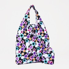 Permanent bag on the button, black/multi -colored color