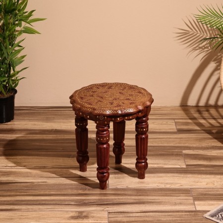 Coffee table 38x38x38 cm, tree shisham
