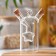 Glass bottle for sauces and oil 2 in 1 "FUG. Star ", 8 × 4.5 × 11 cm